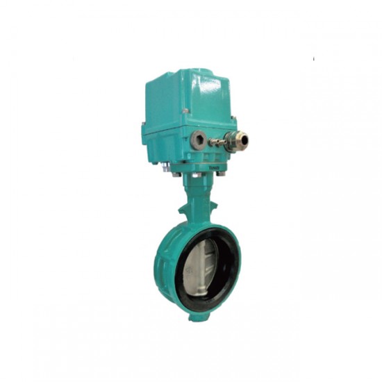 Yamato E-2BYZ Cast Aluminium Butterfly Valve with Electric Actuator