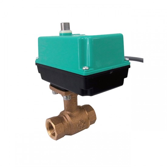 Yamato E-BLES Cast Bronze Ball Valve Full Bore with Electric Actuator